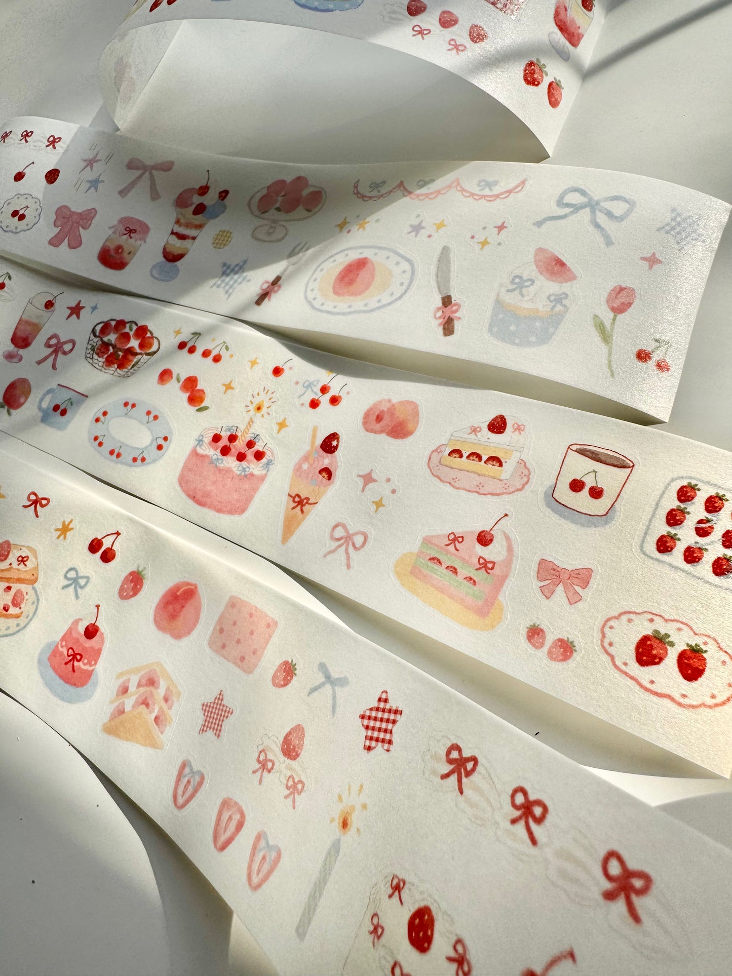 CCXX Studio - Pink Party | Kiss-cut | 5cm Washi Tape | Release Paper | 5M