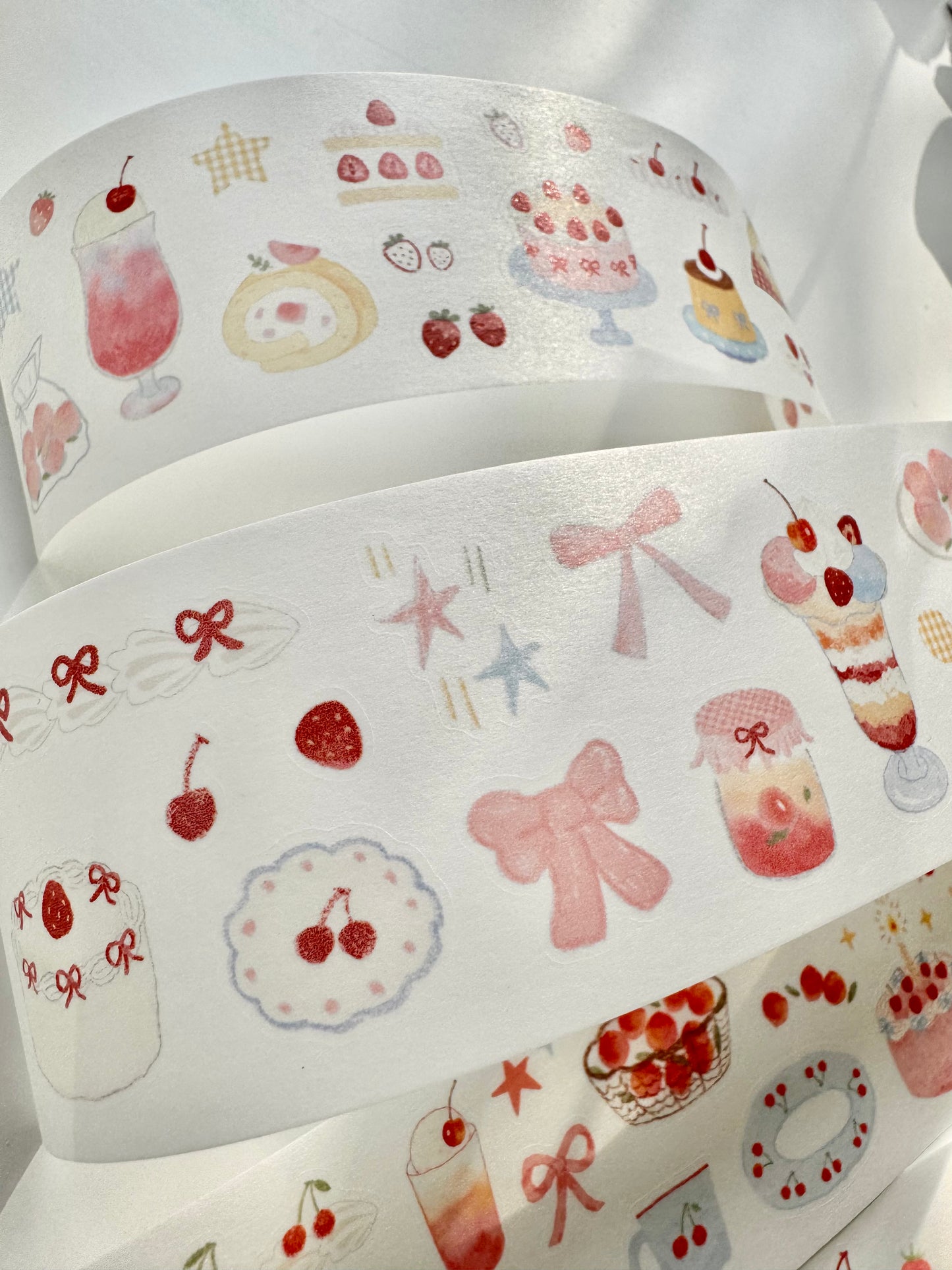 CCXX Studio - Pink Party | Kiss-cut | 5cm Washi Tape | Release Paper | 5M