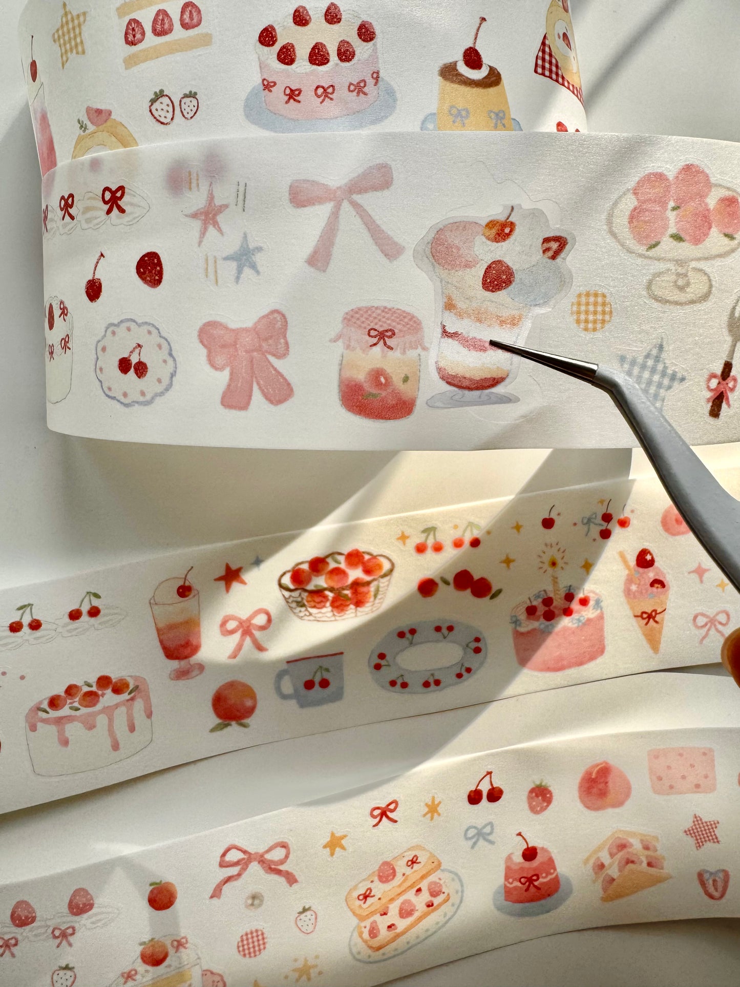 CCXX Studio - Pink Party | Kiss-cut | 5cm Washi Tape | Release Paper | 5M
