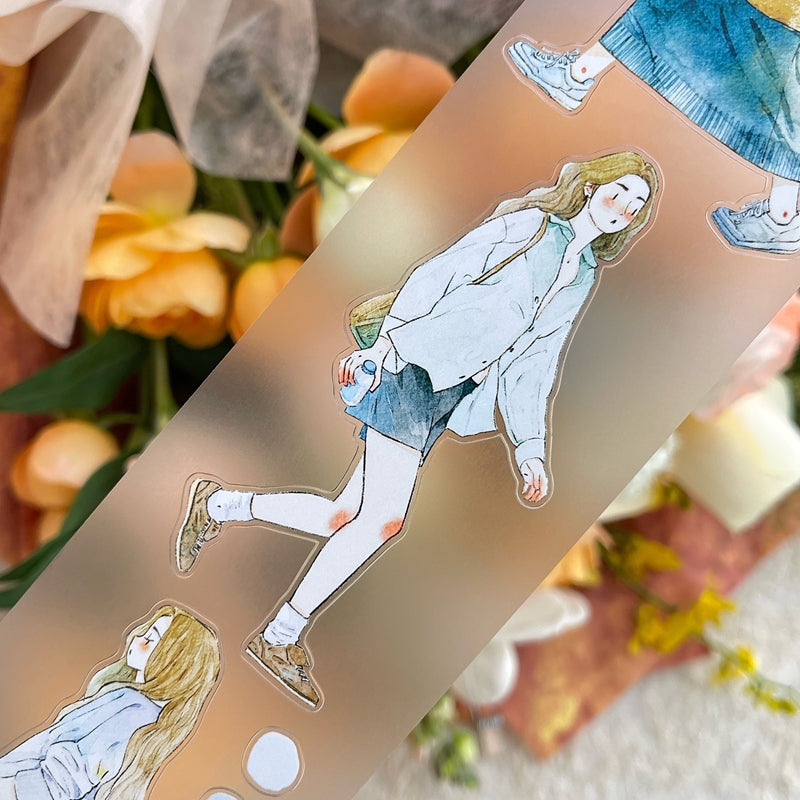 NEW! DingDing - No.51 | Kiss-cut | 6cm PET Tape | Release Paper | 10M