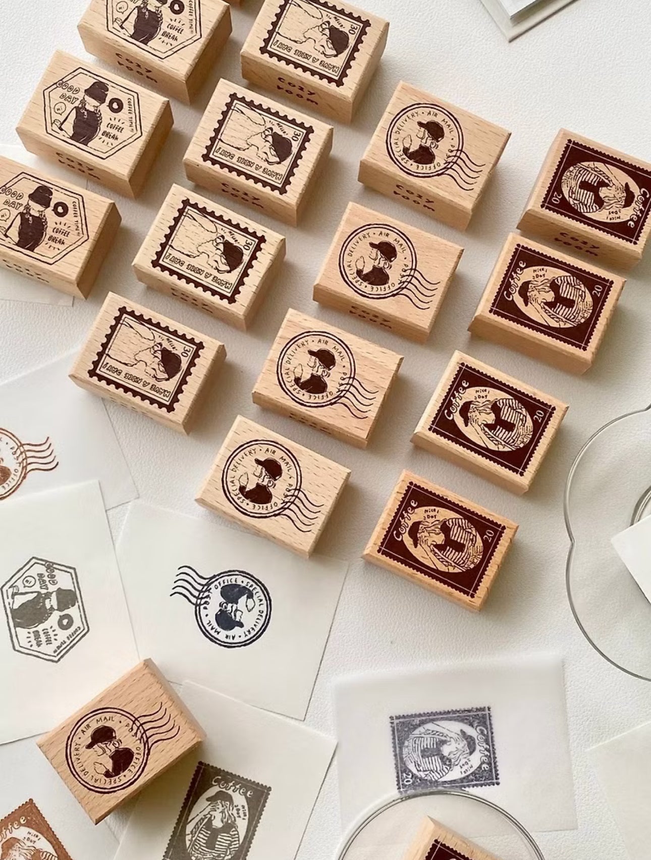 NEW! Cozyroom - Stamp Girls | Rubber Stamps
