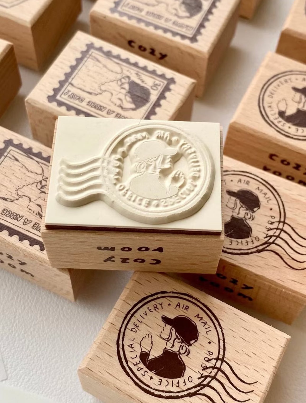 NEW! Cozyroom - Stamp Girls | Rubber Stamps
