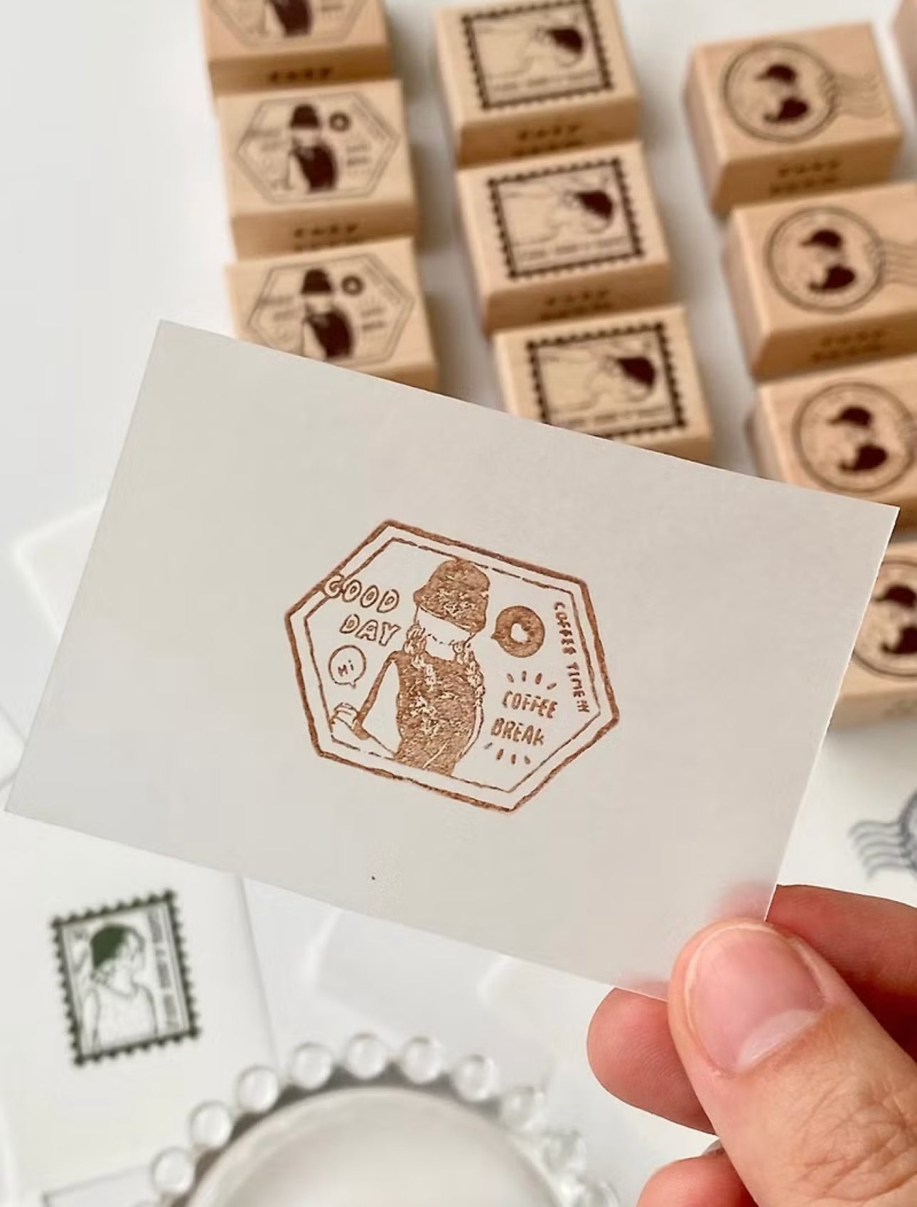 NEW! Cozyroom - Stamp Girls | Rubber Stamps