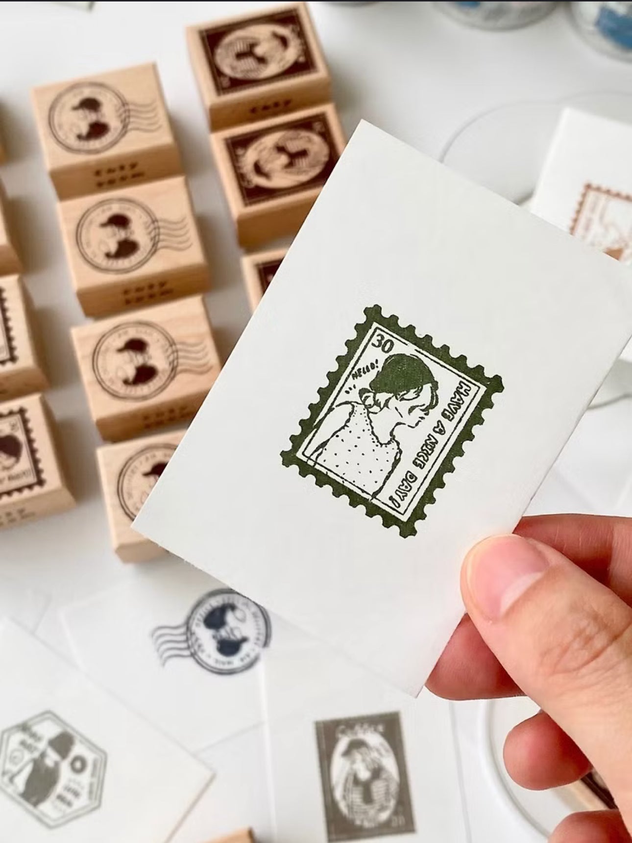 NEW! Cozyroom - Stamp Girls | Rubber Stamps