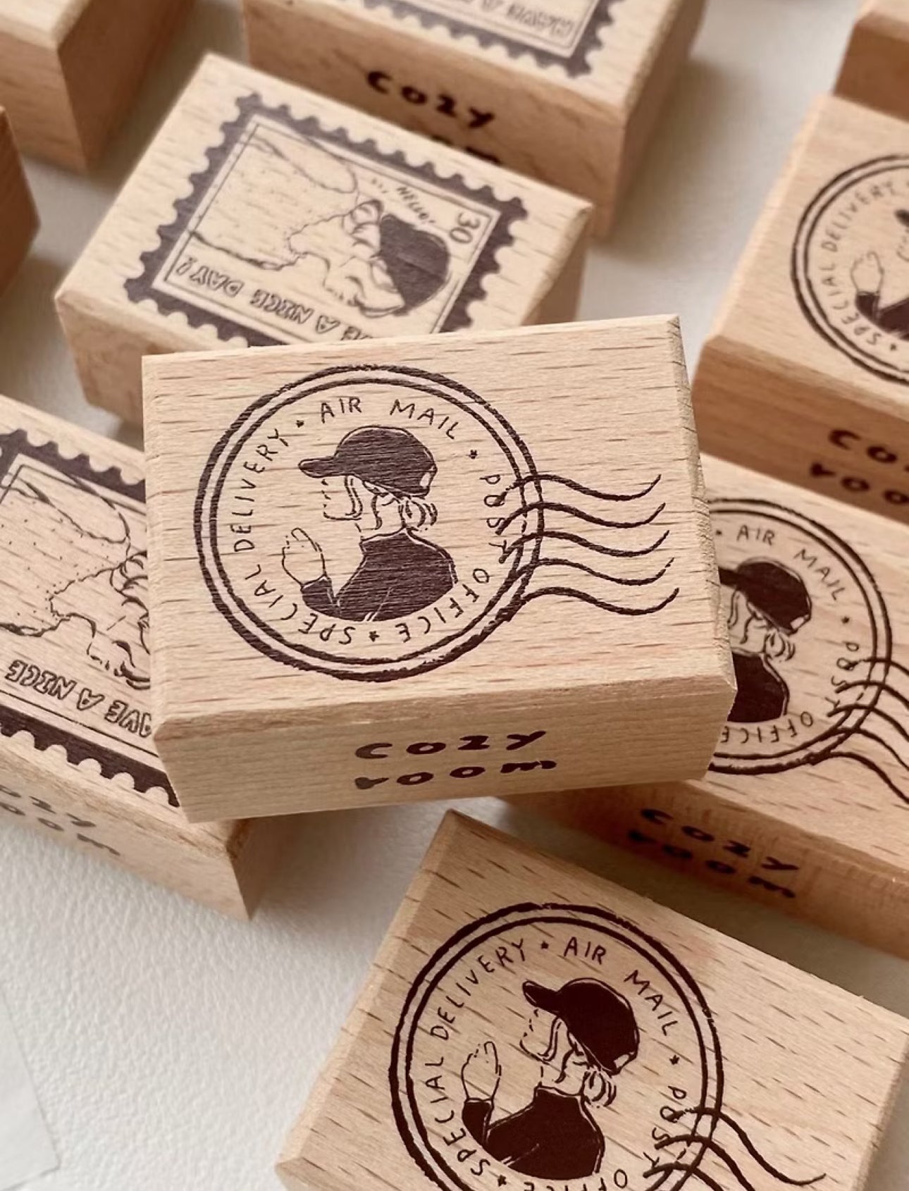 NEW! Cozyroom - Stamp Girls | Rubber Stamps
