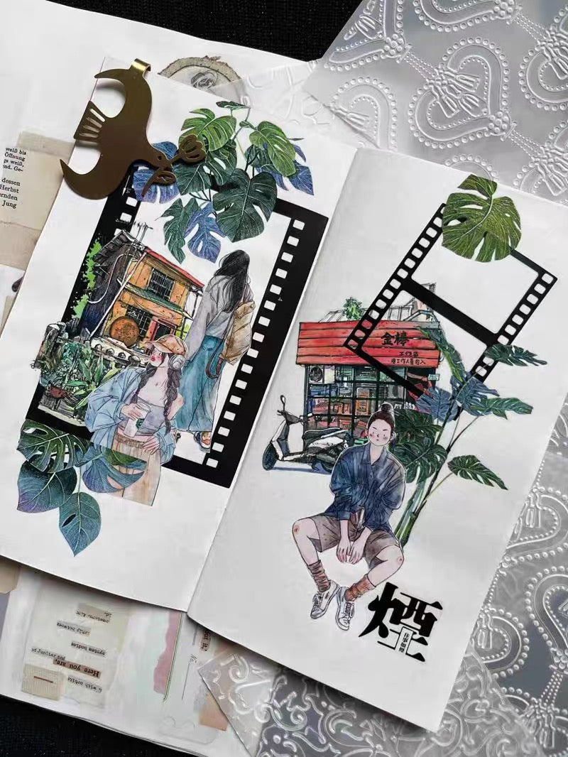DingDing - No.15 - A Little Blue | 5cm PET Tape | Release Paper