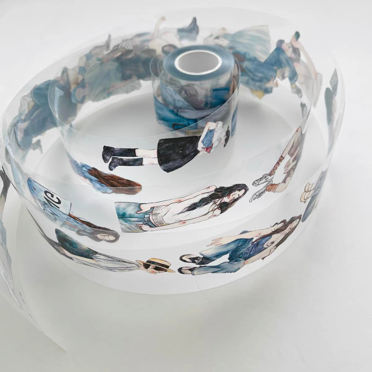 DingDing - No.15 - A Little Blue | 5cm PET Tape | Release Paper