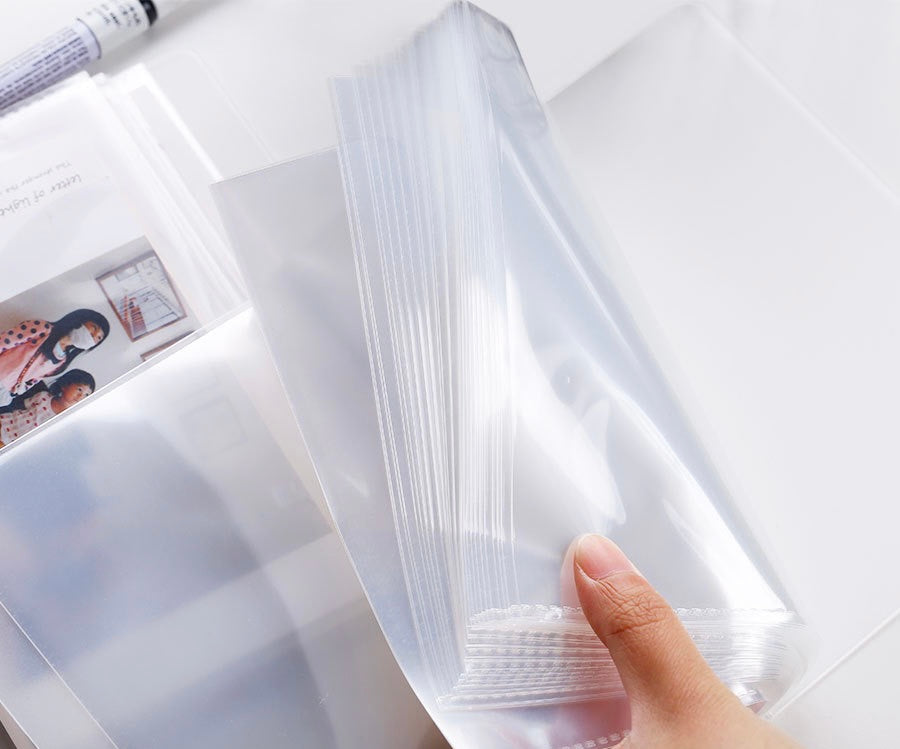 40 Inner Sleeves | Clear Photo Album| A6 Size | Journaling Accessories