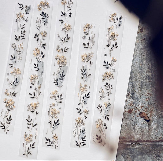 Somesortof.fern -A Little Yellow, A Little Green | 2.5cm PET Tape | Release Paper