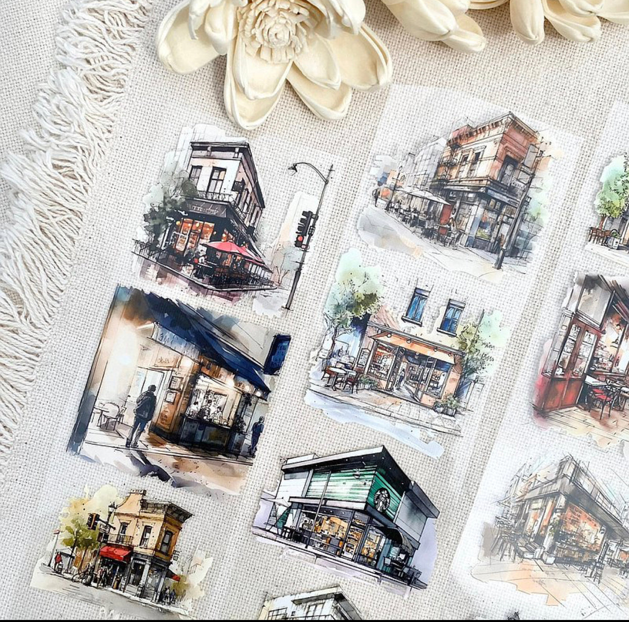 Neverland - Cafe All Over The City | 6cm PET Tape | Release Paper