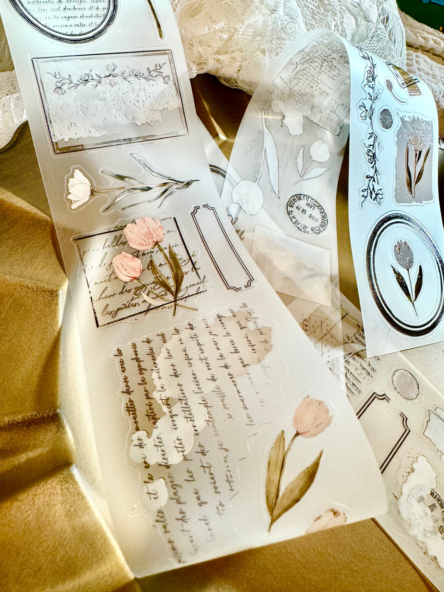 Creawithgaby - Magic | Pre-cut | 6.5cm PET Tape | 3D Effect | Release Paper