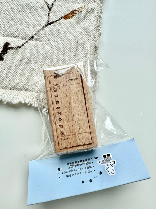 NEW! Paipai Studio - Expense Tracking Series | Rubber Stamps