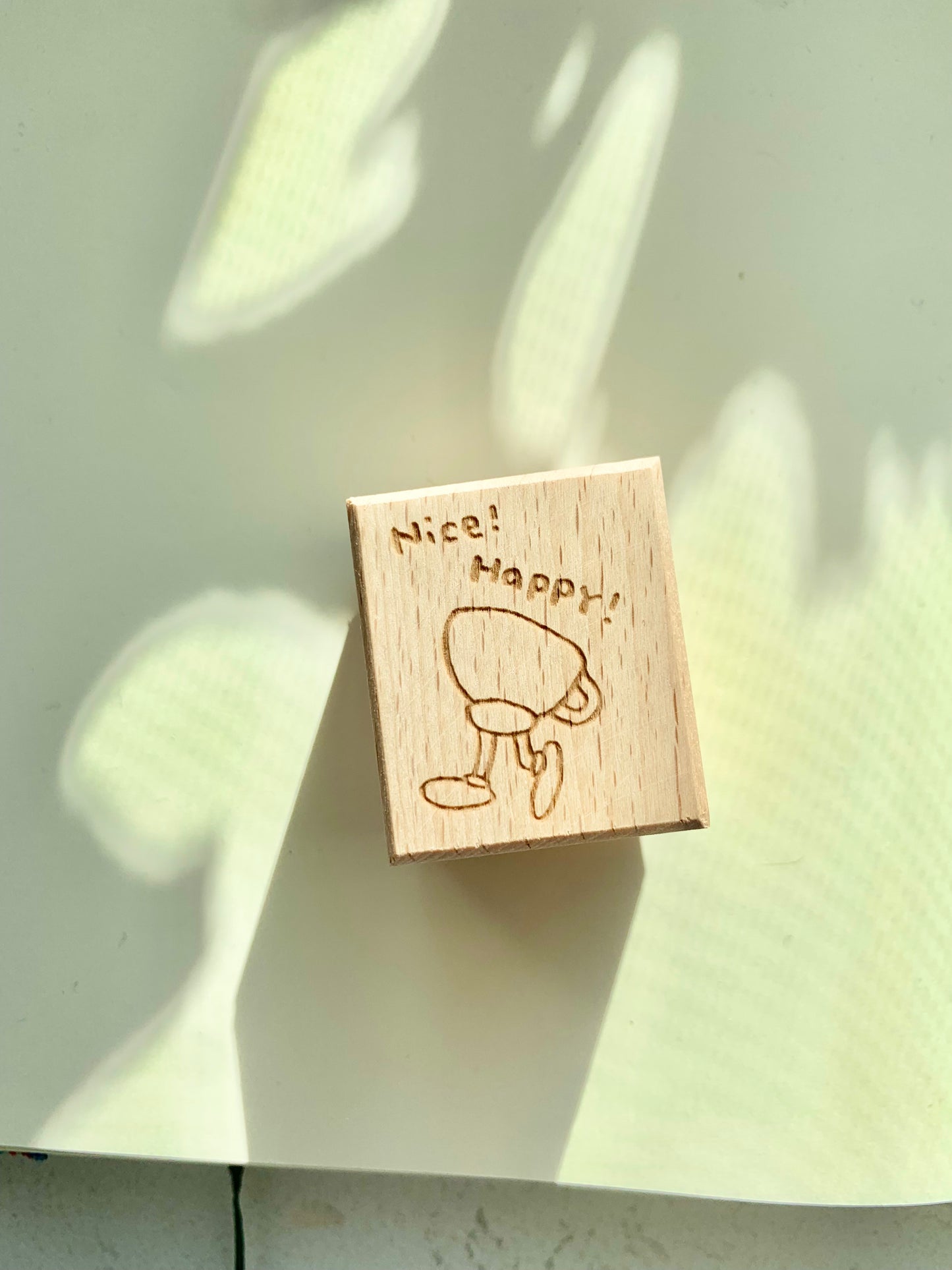 Two Raccoons - Coffee Story | Rubber Stamp