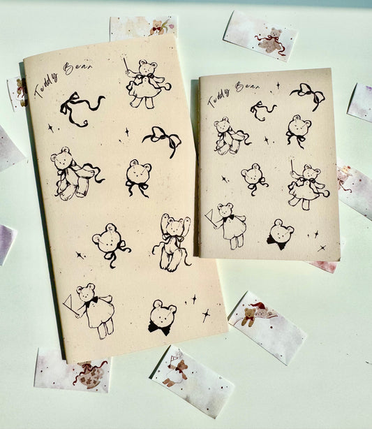 NEW! MWJ - Little Bears | Colorful Insert | 48 Pages TN Refill | Journaling Accessories