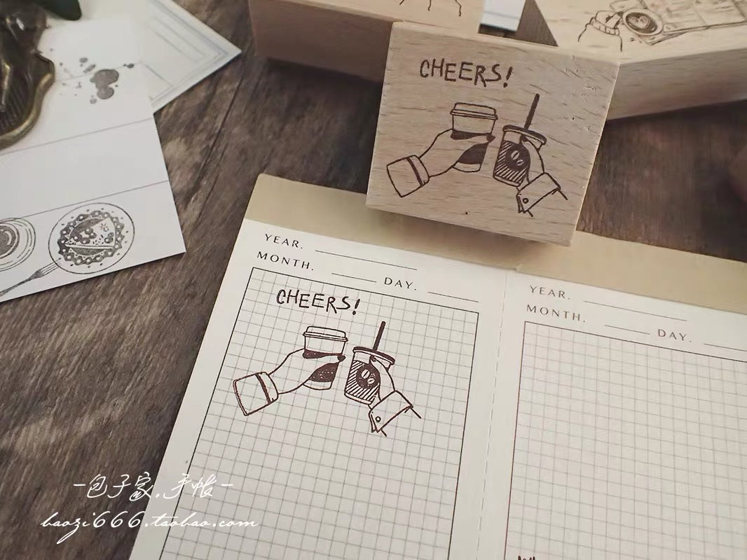 BZ Studio -Another Cup | Rubber Stamp