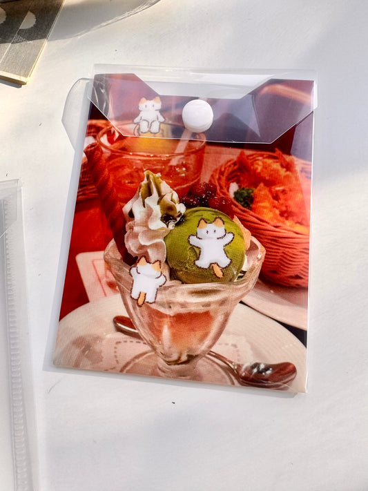 NEW! Light Rain Studio - Mini Pouch | M5 Size | Double-sided  Pattern | Polaroid Storage | Journaling Accessories