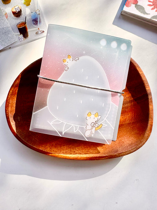 NEW! Light Rain Studio - 40 Inner Sleeves | Double-sided Pattern |3-Inch Storage Book | Photo Album | Mini Size | Journaling Accessories