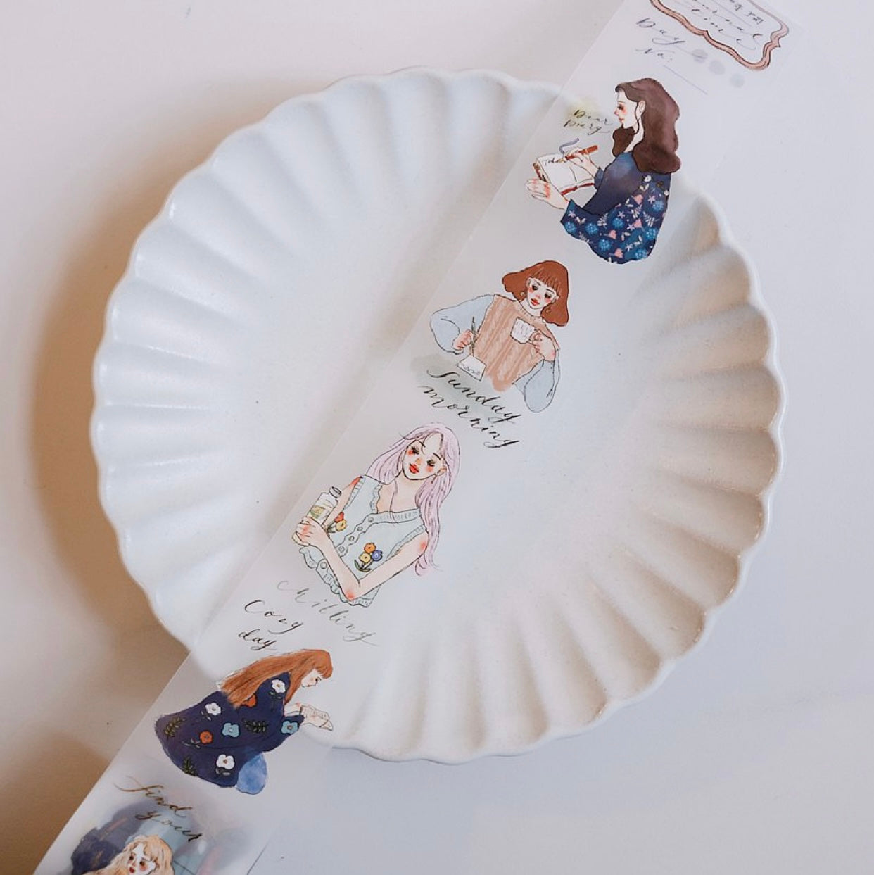 La Dolce Vita - Journal Time| 4cm Matte PET Tape | Release Paper