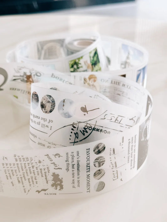 TOP Studio - City| 5cm Matte PET Tape | Release Paper