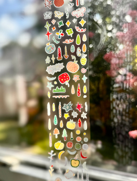 NEW! N1ng Studio - Candelabra Deco | Kiss-cut | 5cm Tape | Release Paper | 5M