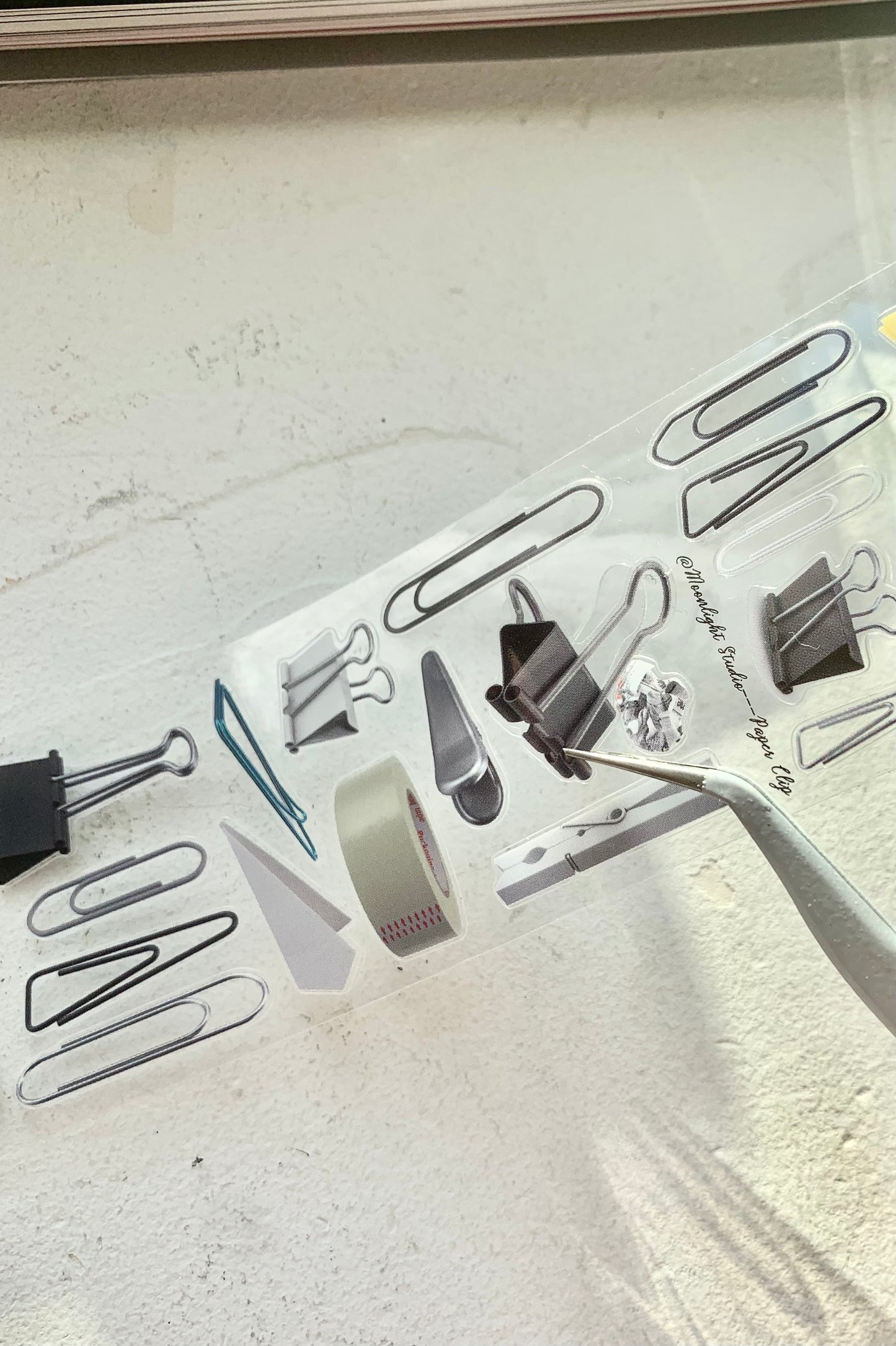 ML - Paper Clip | 4.5cm PET Tape | Die Cut | Release Paper | 5M
