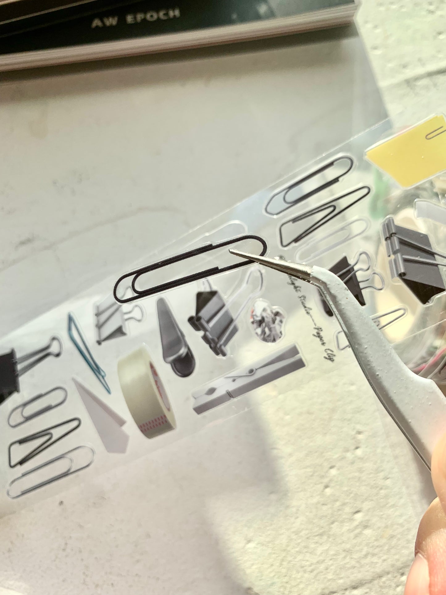 ML - Paper Clip | 4.5cm PET Tape | Die Cut | Release Paper | 5M