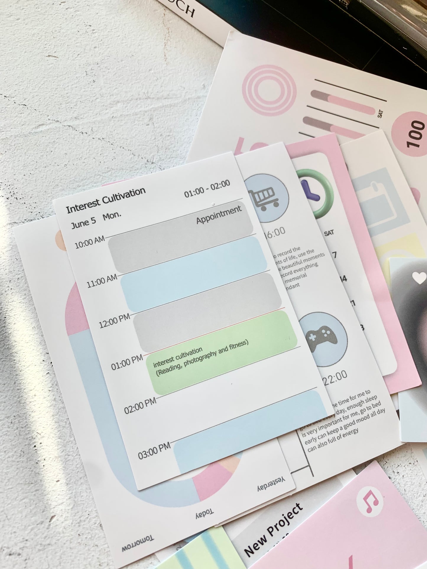 SSS - About Time | 18pcs Deco Pack | Ephemera Paper | Sticker