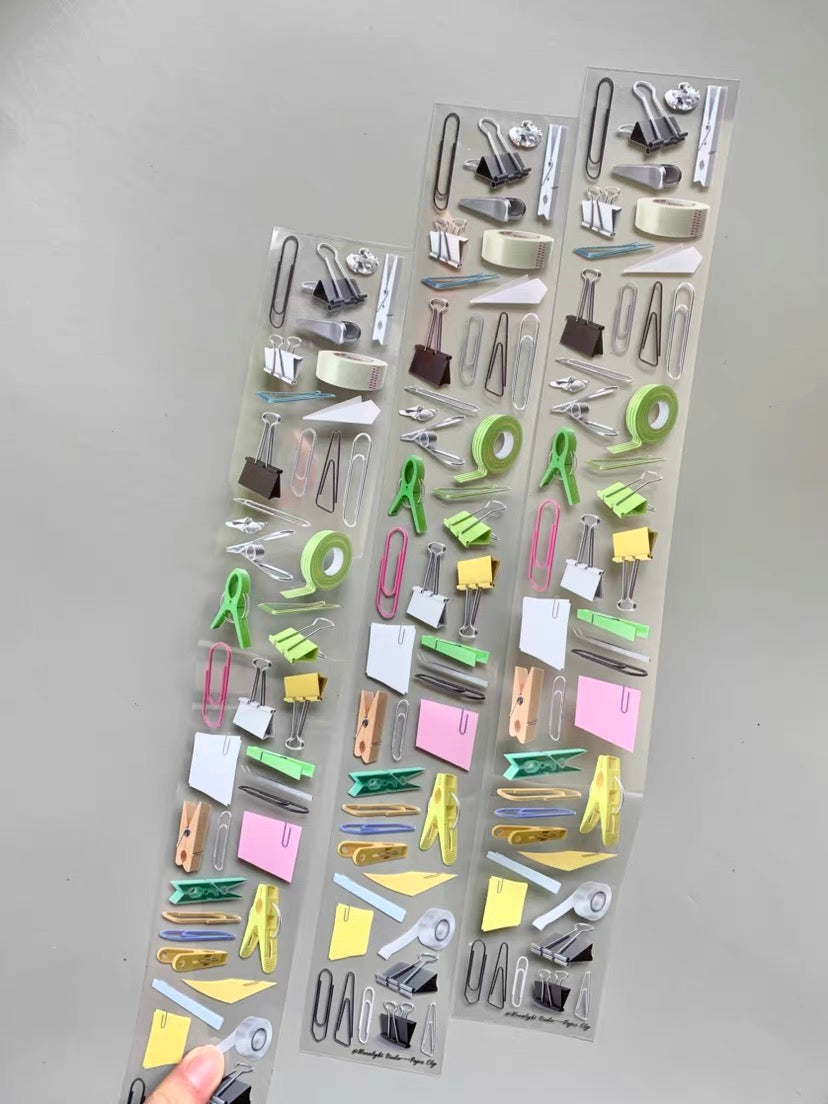 ML - Paper Clip | 4.5cm PET Tape | Die Cut | Release Paper | 5M