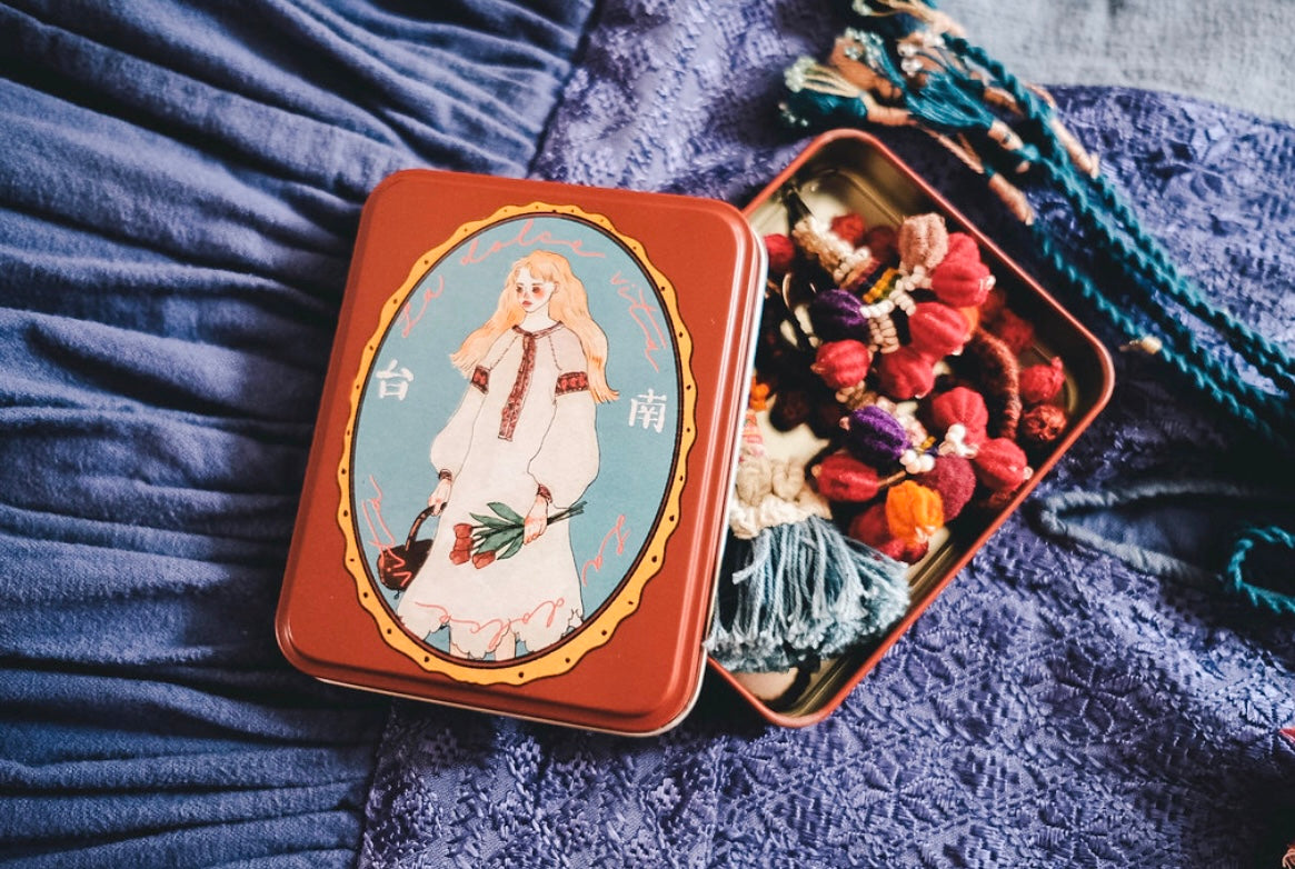 La Dolce Vita - Tin Box | Organizer | Desk Decor | box only