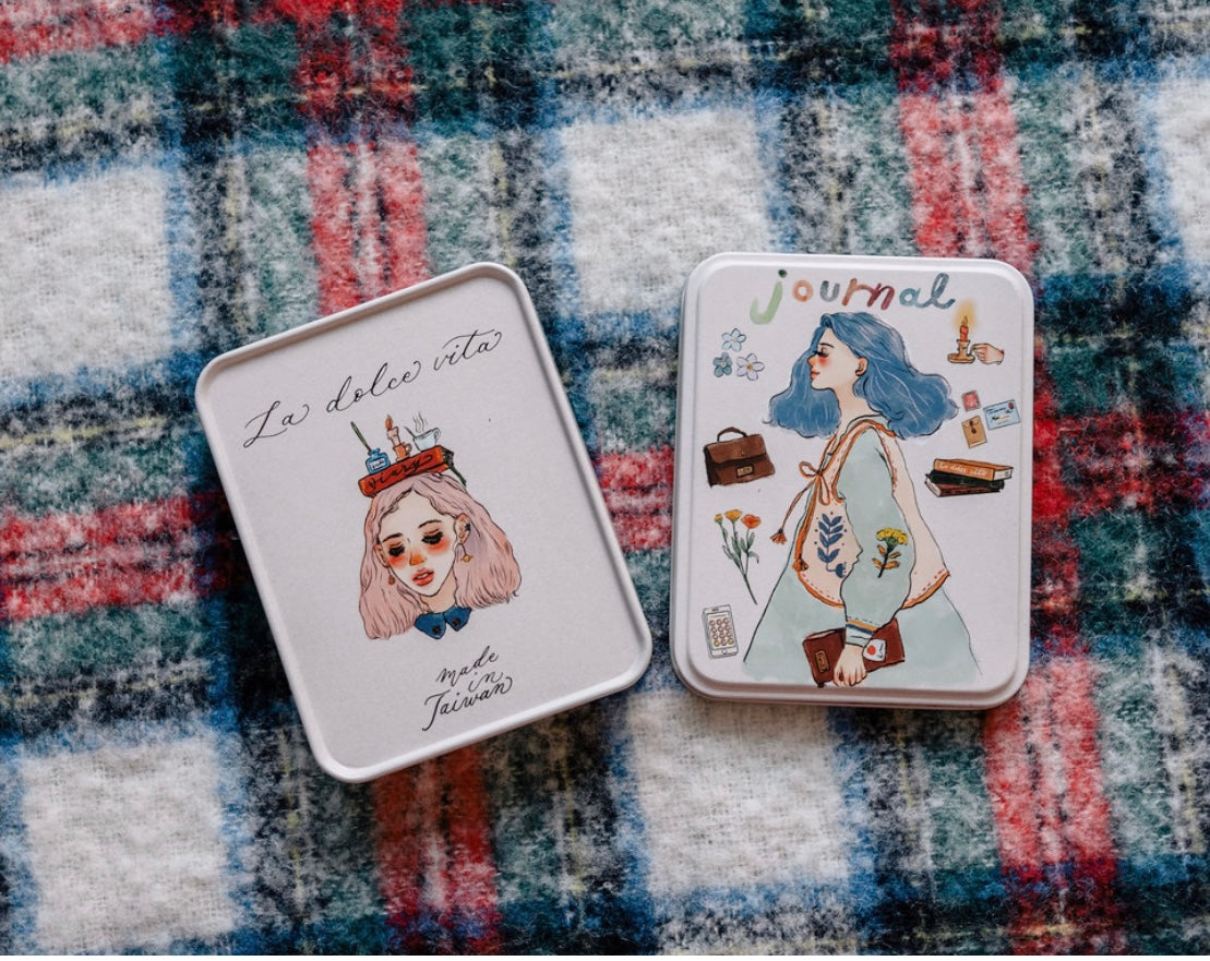 La Dolce Vita - Tin Box | Organizer | Desk Decor | box only
