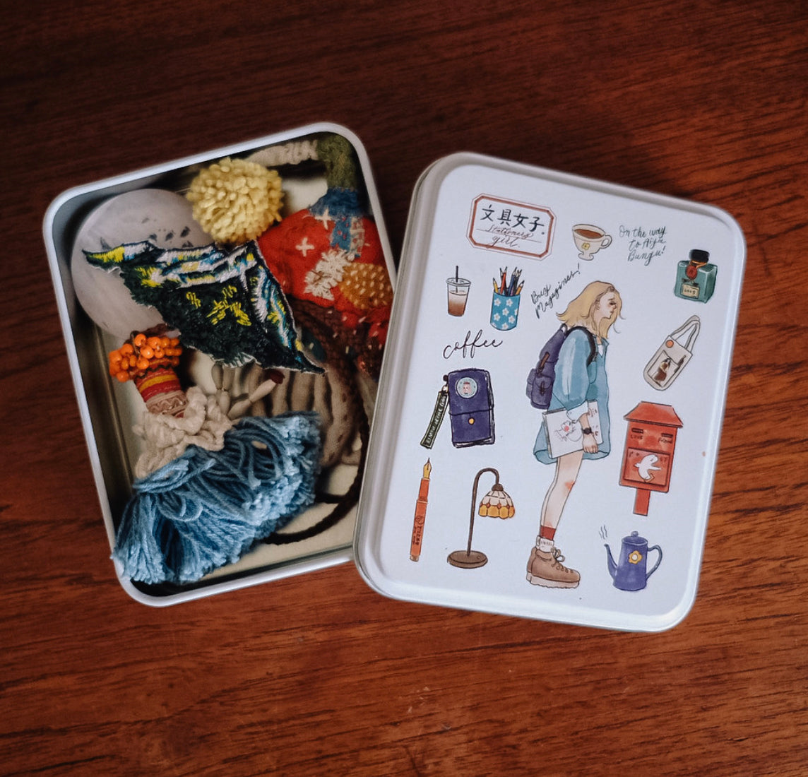 La Dolce Vita - Tin Box | Organizer | Desk Decor | box only