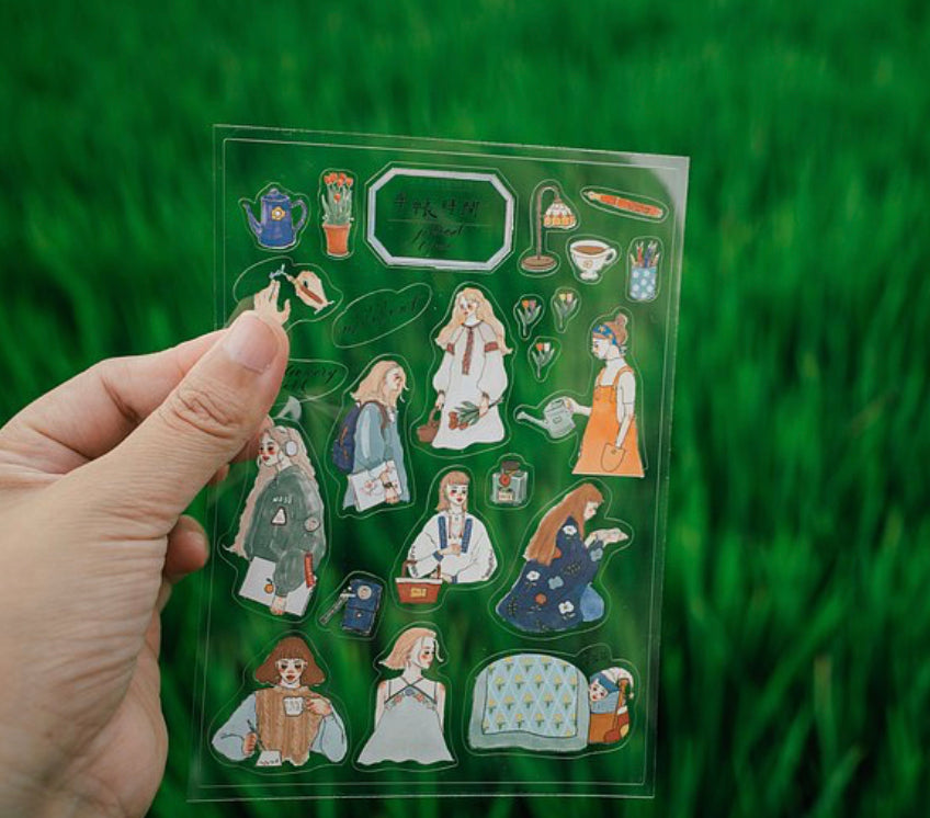 La Dolce Vita - Journal Time | 2 Sheets | Die Cut Sticker