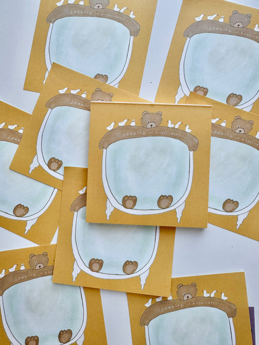 NEW! Ranmyu x Lazy Home - 50 Sheets Memo Pad | Ephemera Paper