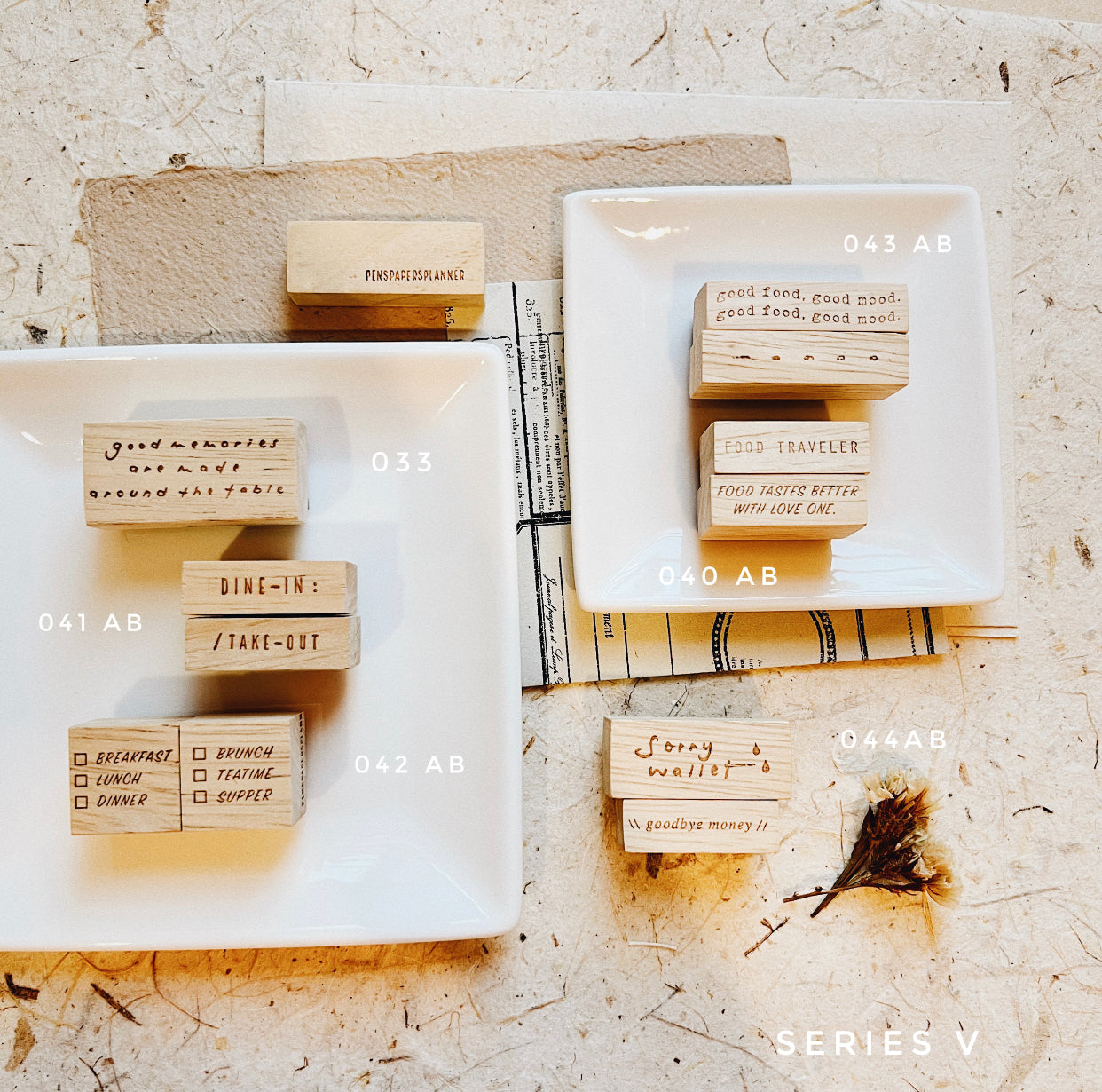 Penspapersplanner - Series V - Enjoy The Journey | Rubber Stamp