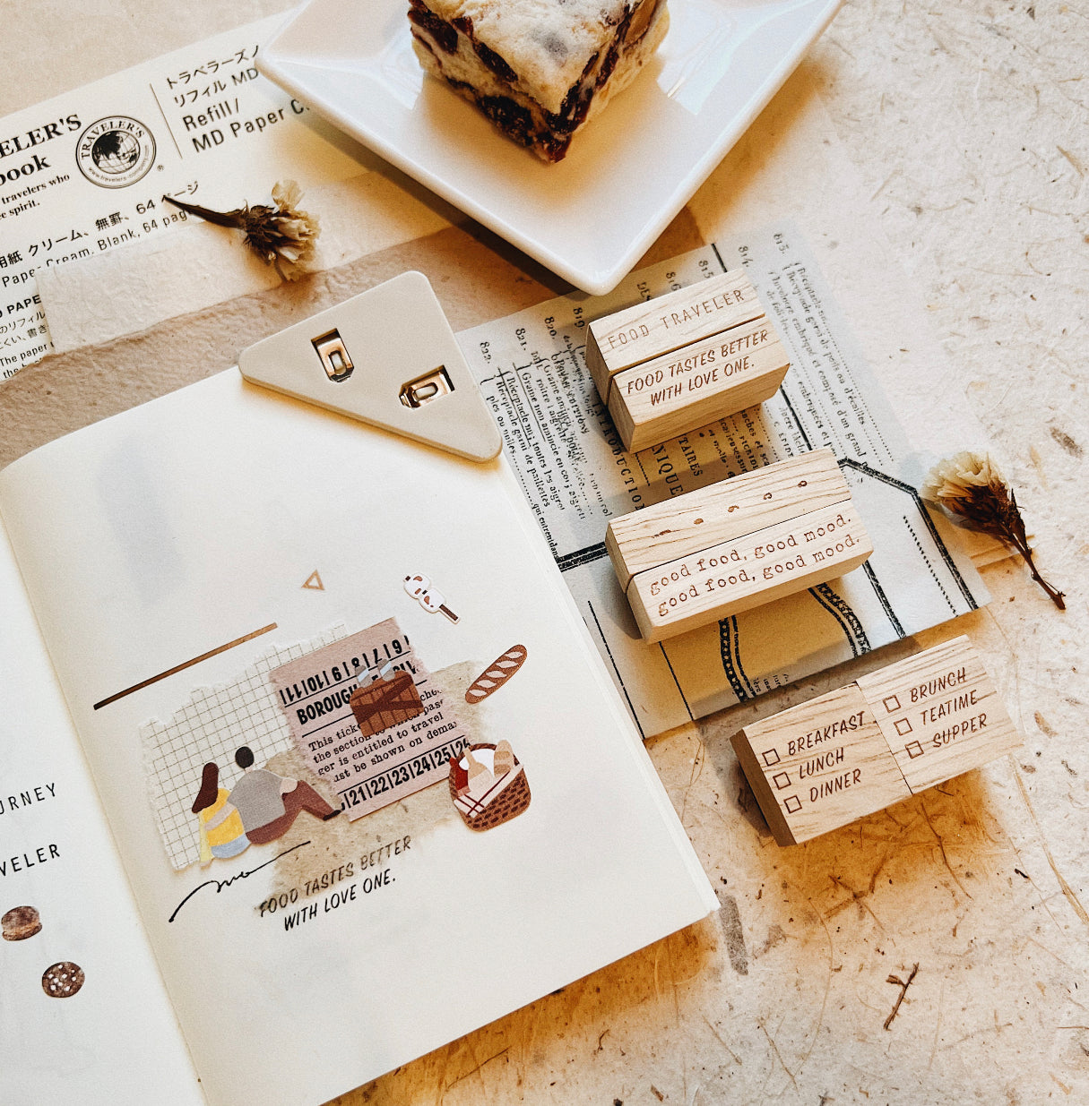 Penspapersplanner - Series V - Enjoy The Journey | Rubber Stamp