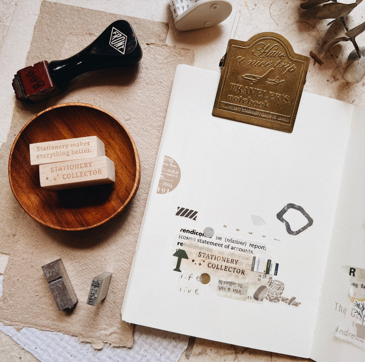 Penspapersplanner - Series V - Enjoy The Journey | Rubber Stamp