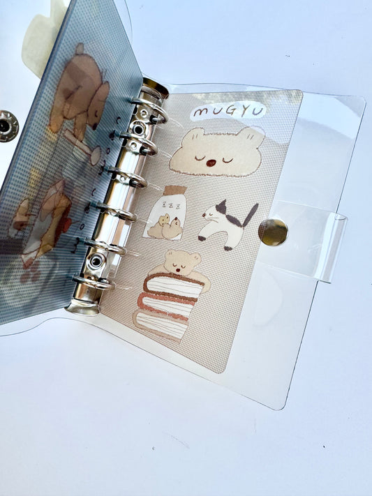 NEW! Ranmyu x Lazy Home - A7 Size | Notebook Divider | Semi-Transparent PVC | Pre-punched | Journal Accessories