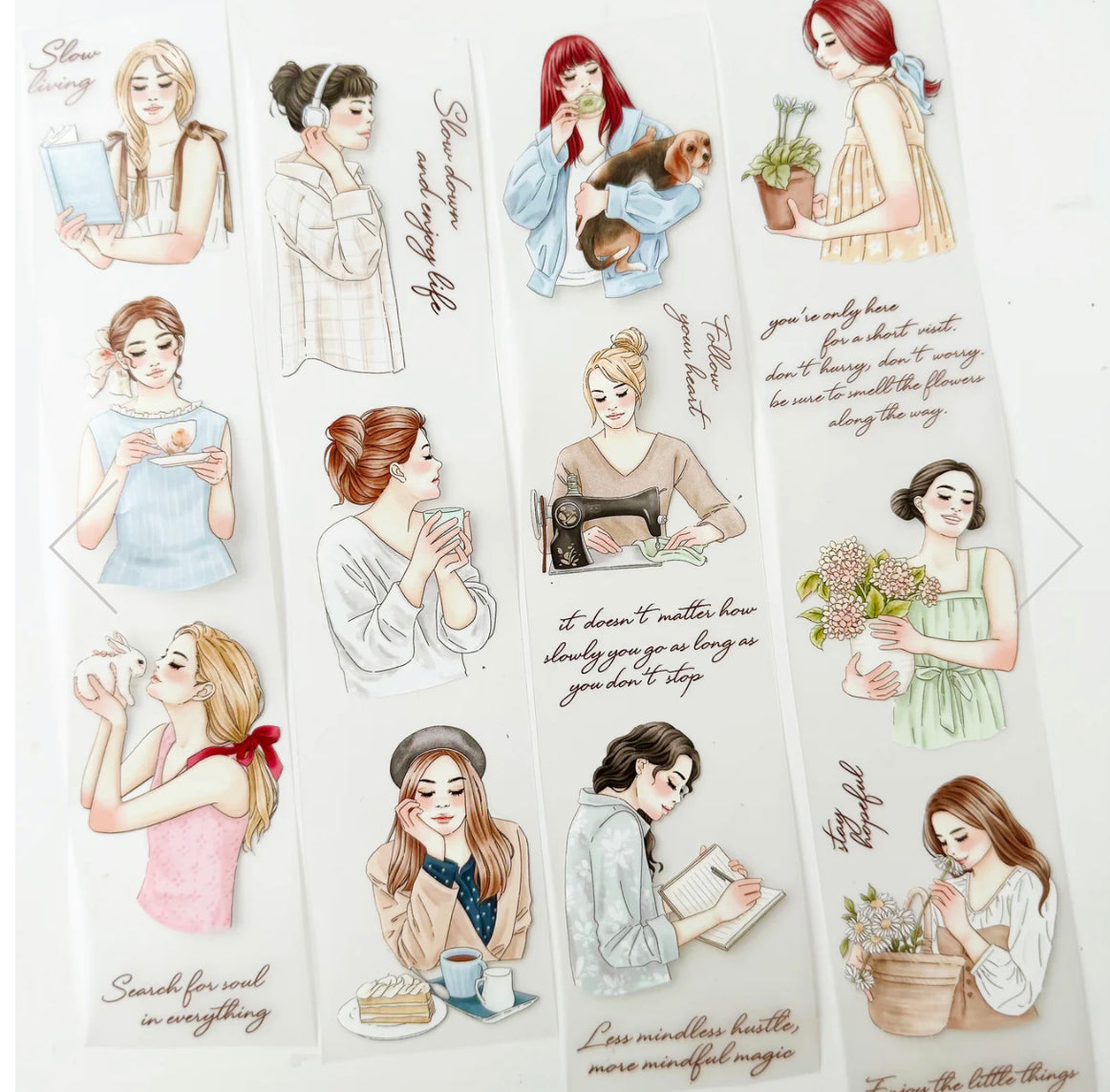 Journal Pages x Windry Ramadhina - Mindful Magic | 5.5cm PET Tape | Release Paper