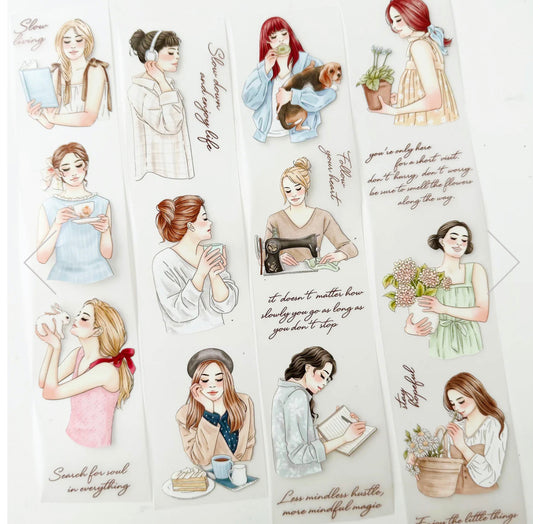 Journal Pages x Windry Ramadhina - Mindful Magic | 5.5cm PET Tape | Release Paper