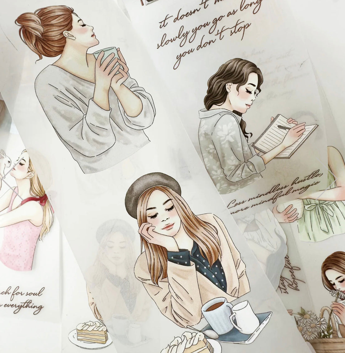 Journal Pages x Windry Ramadhina - Mindful Magic | 5.5cm PET Tape | Release Paper