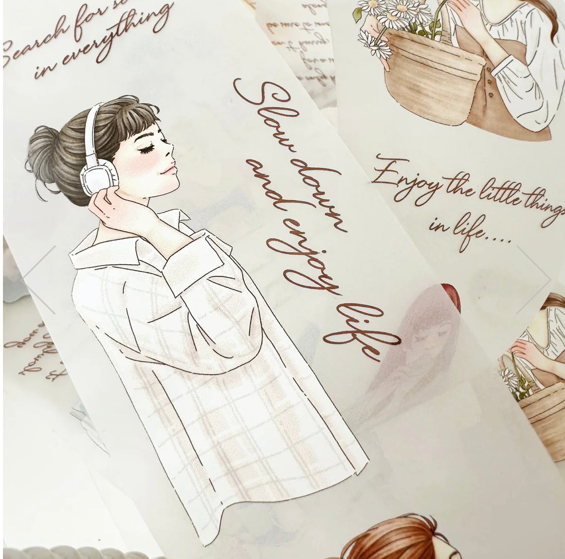 Journal Pages x Windry Ramadhina - Mindful Magic | 5.5cm PET Tape | Release Paper