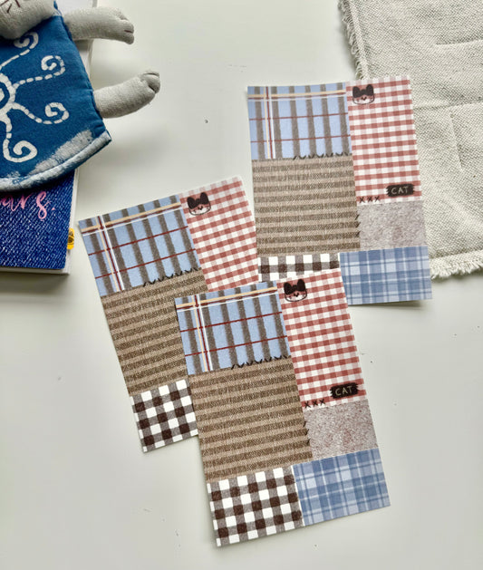 NEW! Paper Moss - Burlap | A6 Size | 50pcs Memo Pad | Ephemera Pape