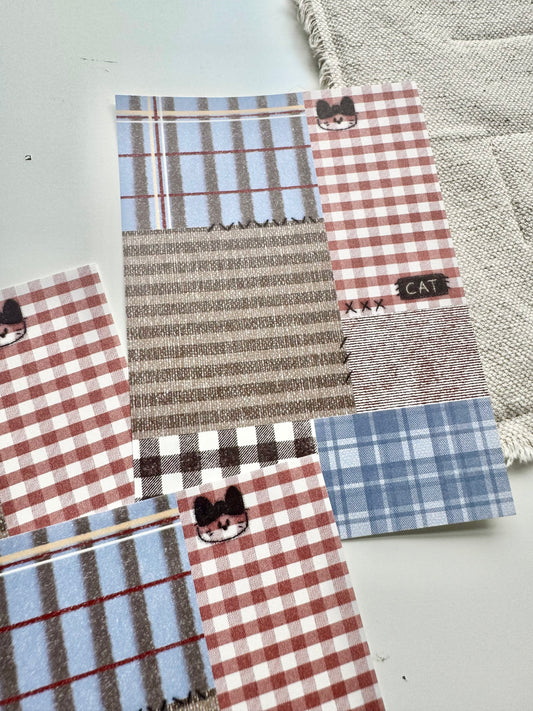 NEW! Paper Moss - Burlap | A6 Size | 50pcs Memo Pad | Ephemera Pape