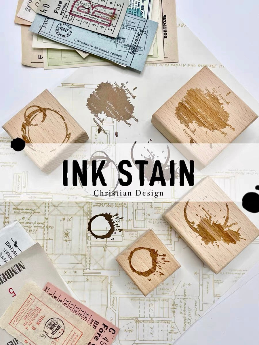 NEW! Christian - Ink Stain | Rubber Stamps