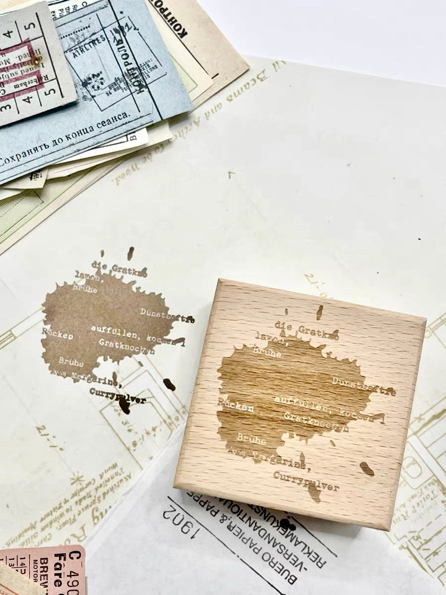 NEW! Christian - Ink Stain | Rubber Stamps