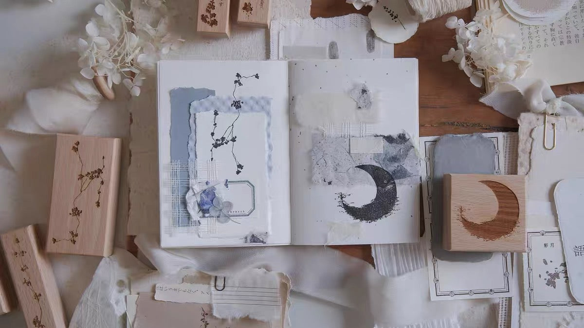 Jeenzaa Zoey Studio - < Moon shadow  Branch> | Rubber Stamps