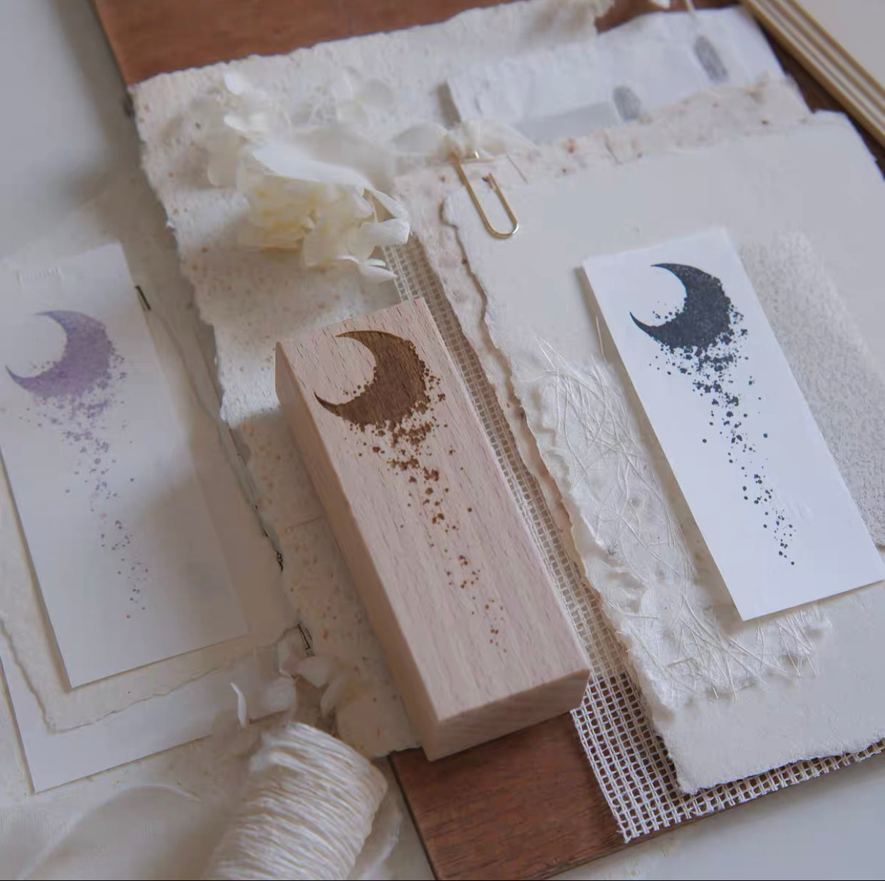 Jeenzaa Zoey Studio - < Moon shadow  Branch> | Rubber Stamps
