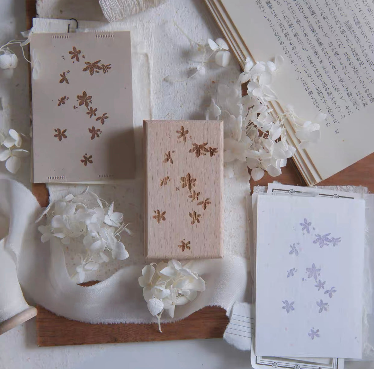 Jeenzaa Zoey Studio - < Moon shadow  Branch> | Rubber Stamps