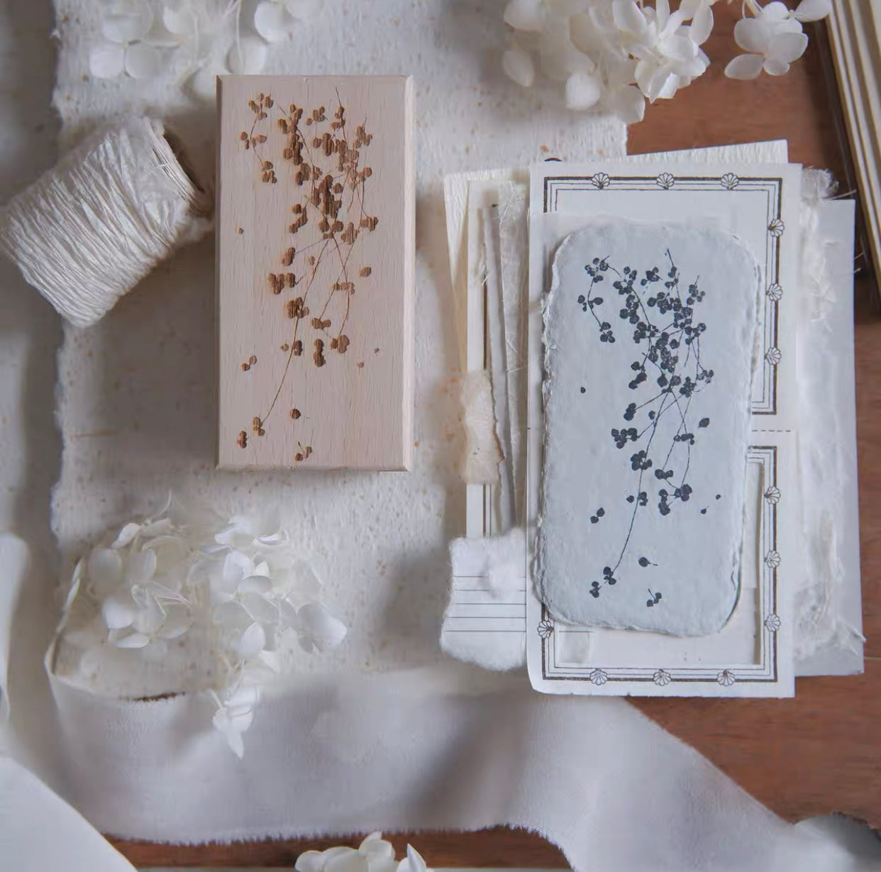 Jeenzaa Zoey Studio - < Moon shadow  Branch> | Rubber Stamps