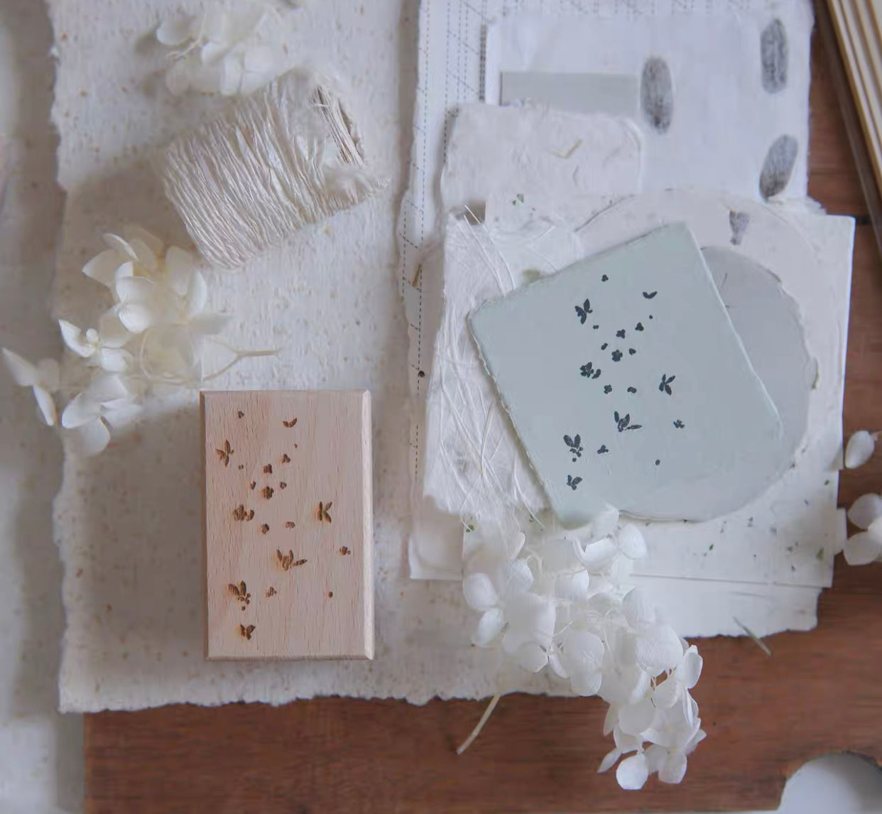 Jeenzaa Zoey Studio - < Moon shadow  Branch> | Rubber Stamps